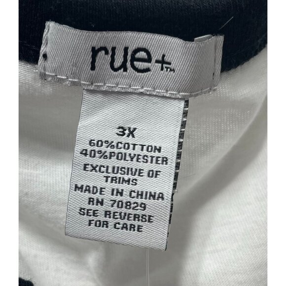Rue 21 - Women's Short Sleeves T-Shirt - Graphic Tee - White - 3X - Picture 9 of 12
